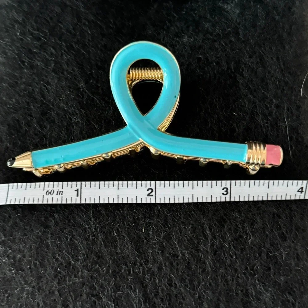 NWT Piper K Set of 3 Pencil Hair Clips • Back to School • Teacher